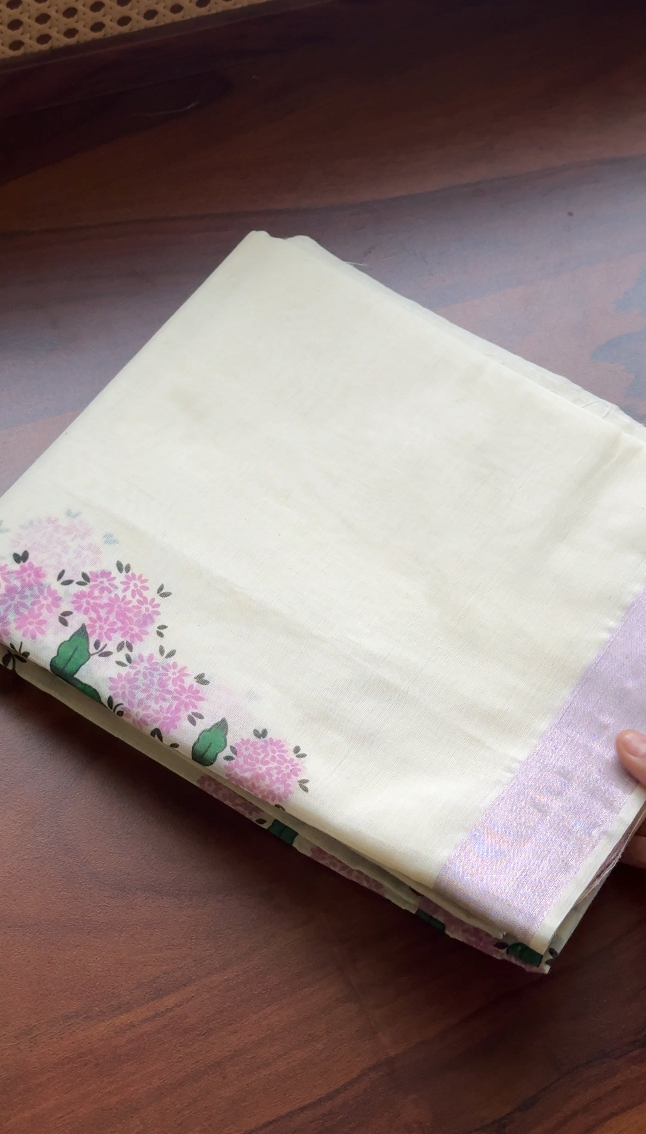 Kerala Collection -Floral Set Mundu