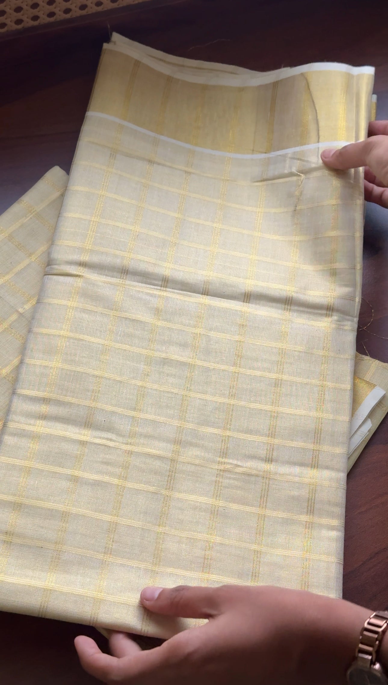Kerala Collection - Golden Set Mundu