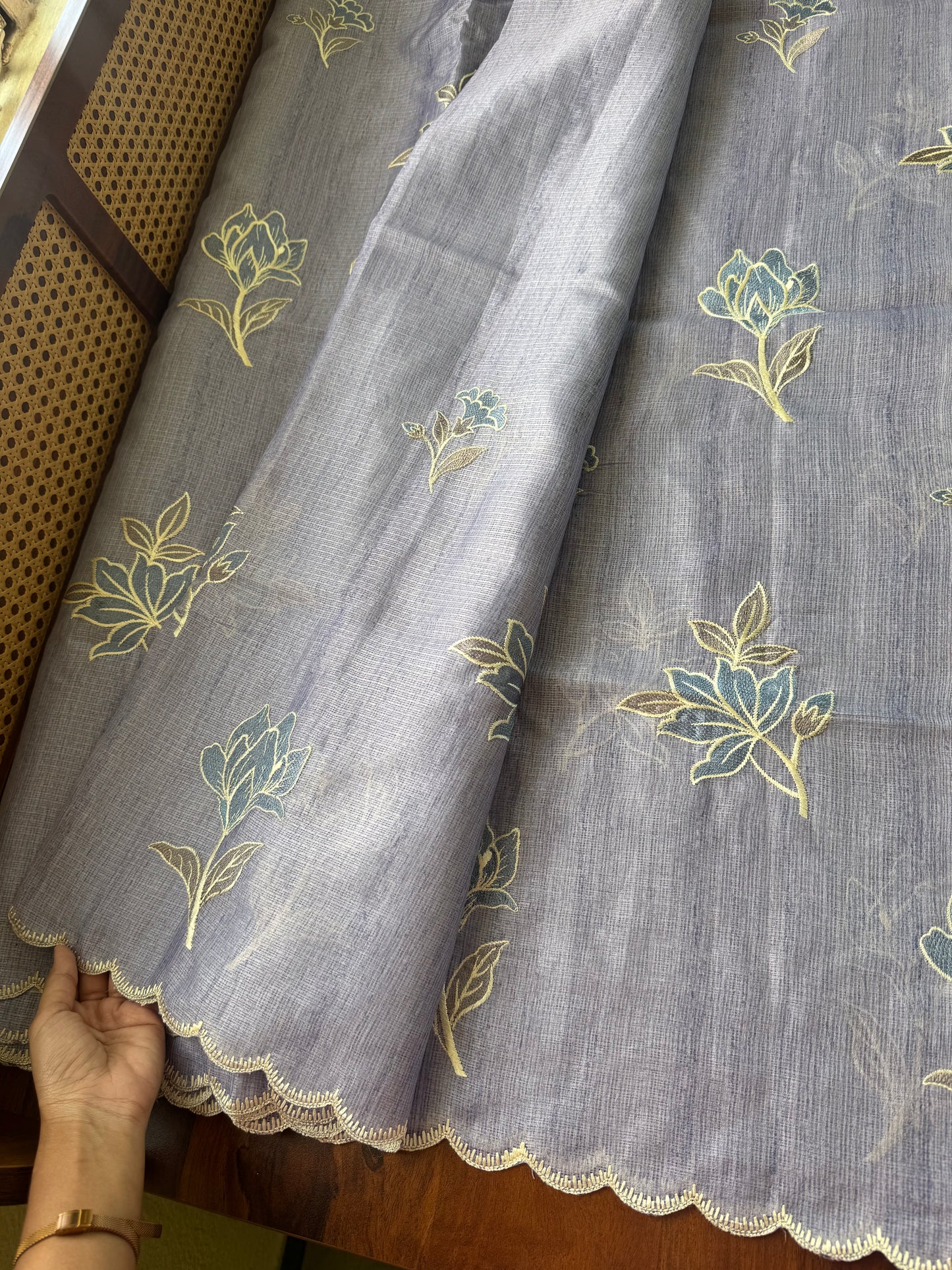 Soft Kota Saree - Lavender