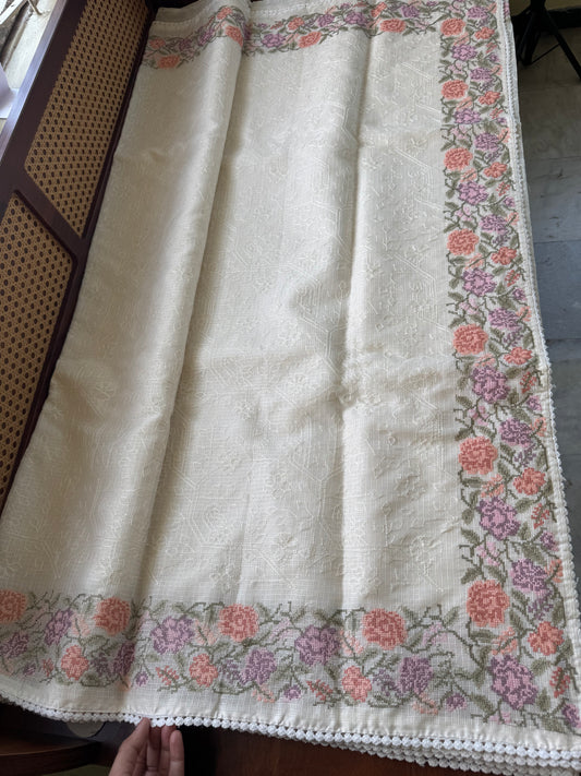 Soft Pure Kota Saree - White