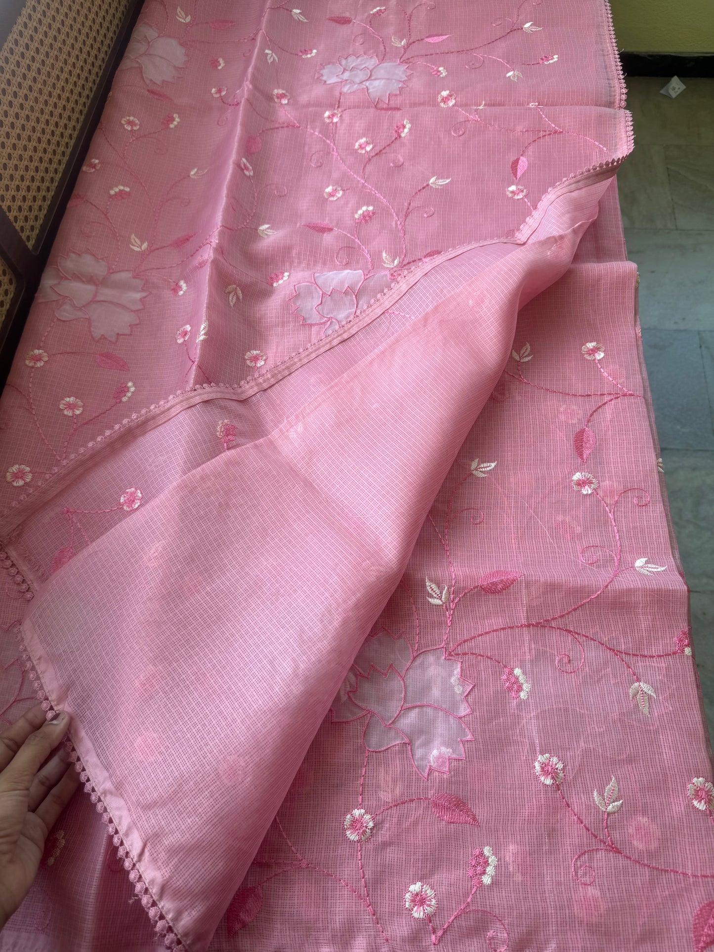 Soft Pure Kota Saree - Pink
