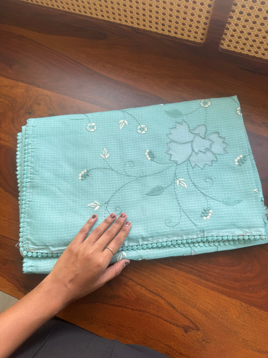 Soft Pure Kota Saree - Blue