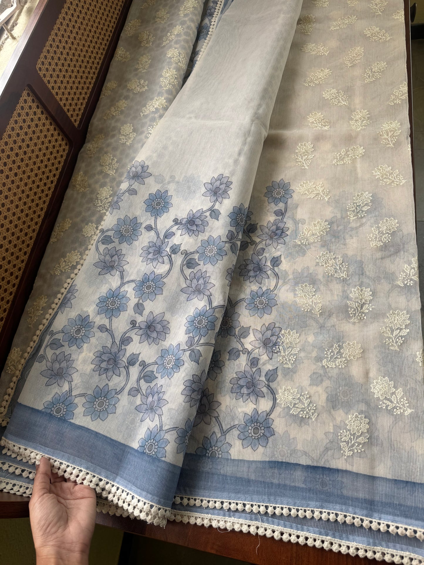 Soft Pure Kota Saree - Blue