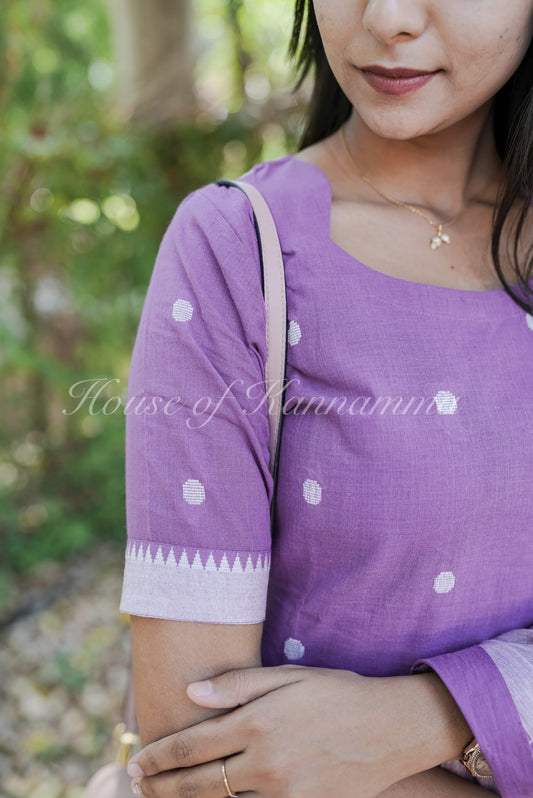 South Cotton Salwars - Lavender