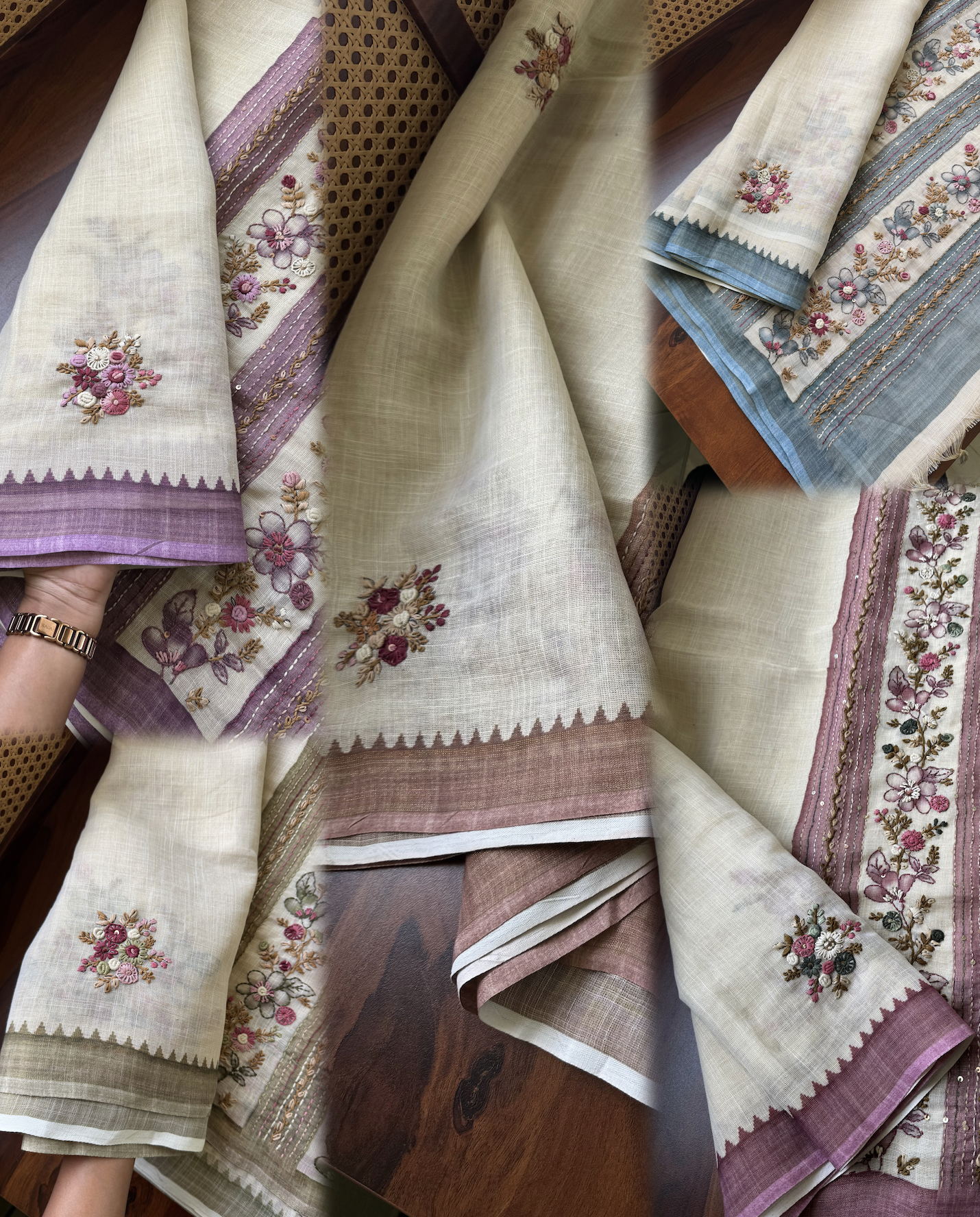 Elegant Embroidery Sarees