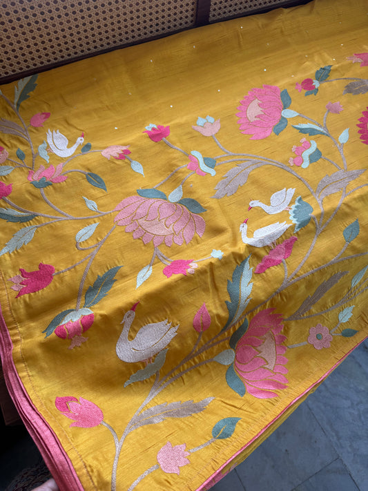 Tussar Blend- Yellow