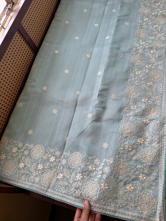 Tussar Blend - Blue