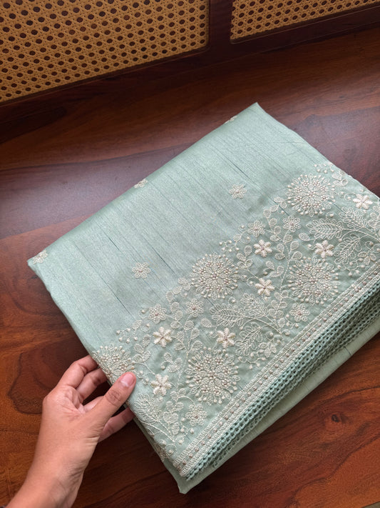 Tussar Blend - Pastel Green