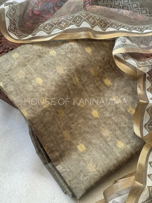 Kota Salwar - Olive Green HOK19