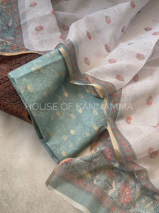 Kota Salwar - Pastel Blue HOK23