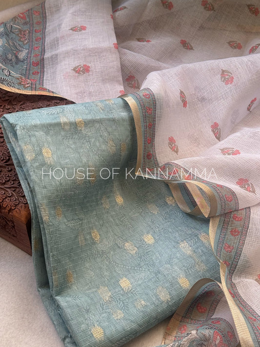 Kota Salwar - Pastel Blue HOK23