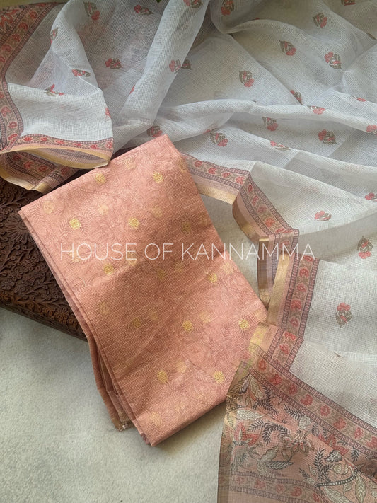 Kota Salwar - Peach HOK21