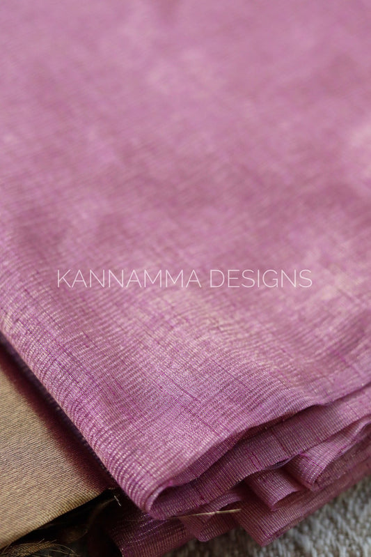 Zari Tissue  -Purple Gold  (KS409)