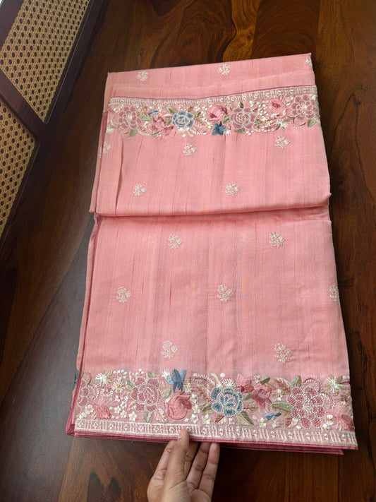Tussar Blend - Peach