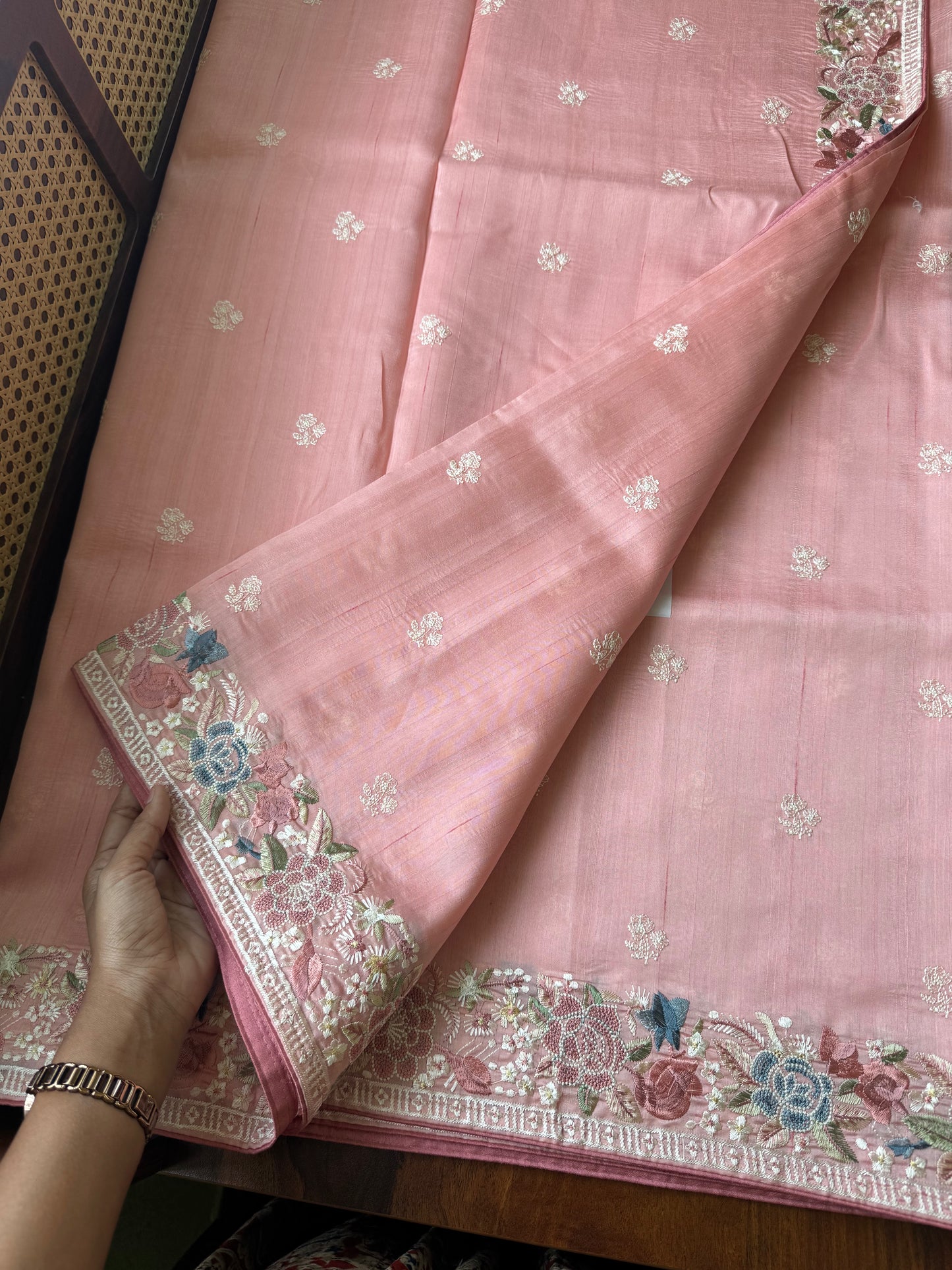 Tussar Blend - Peach