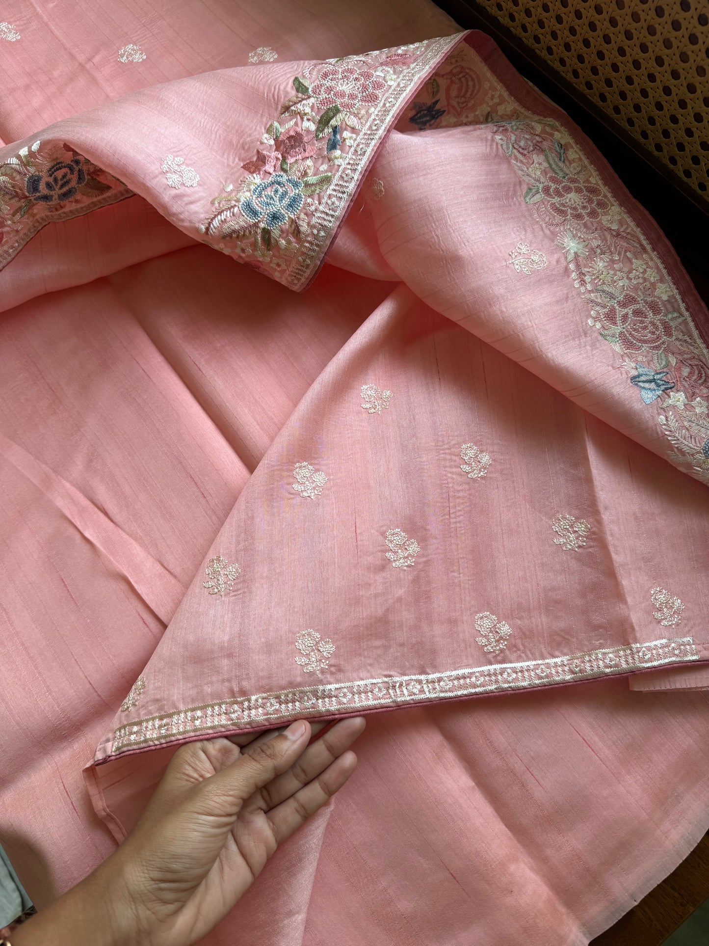 Tussar Blend - Peach