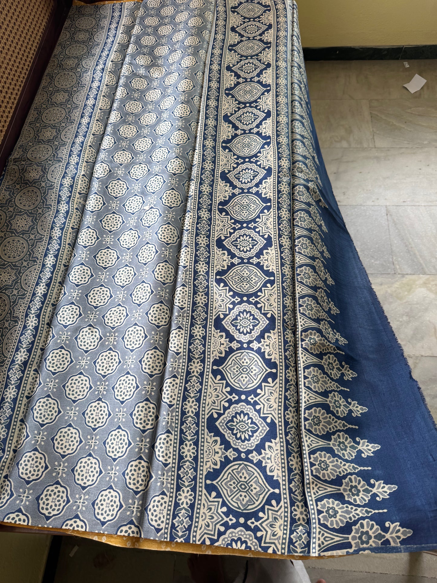 Pure Handloom Tussar Silk Saree - Yellow