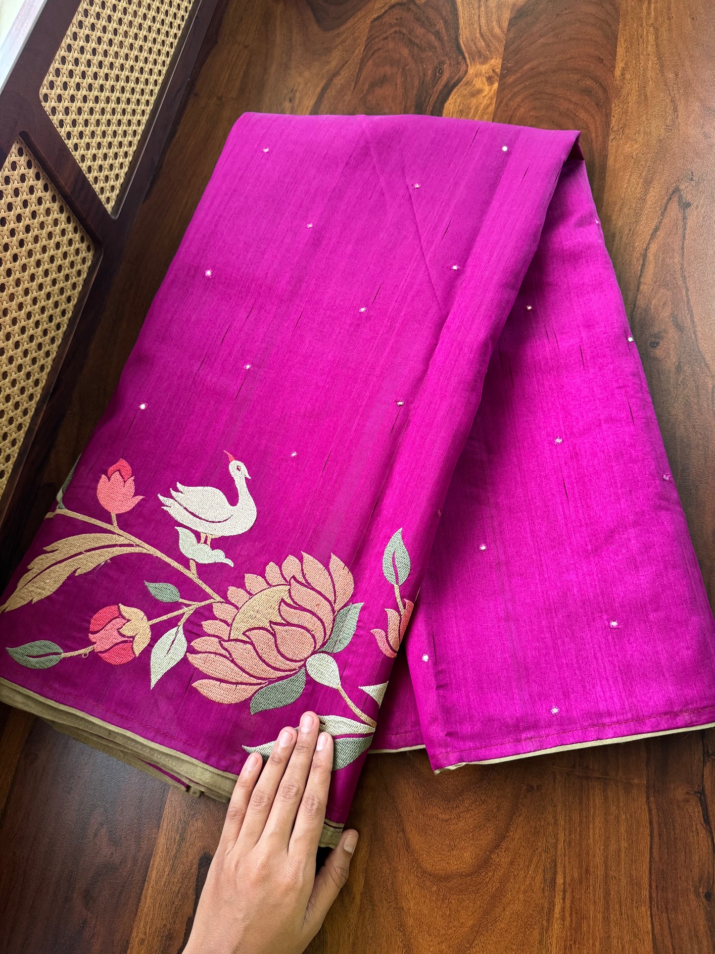 Tussar Blend - Purple