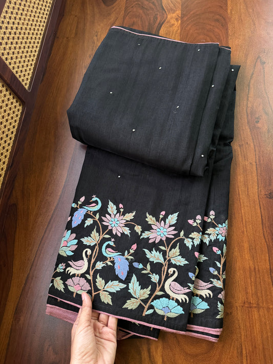 Tussar Blend - Black