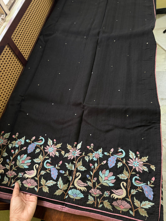 Tussar Blend - Black