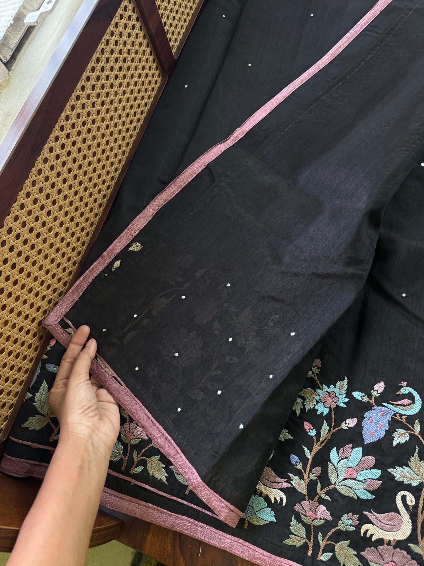 Tussar Blend - Black