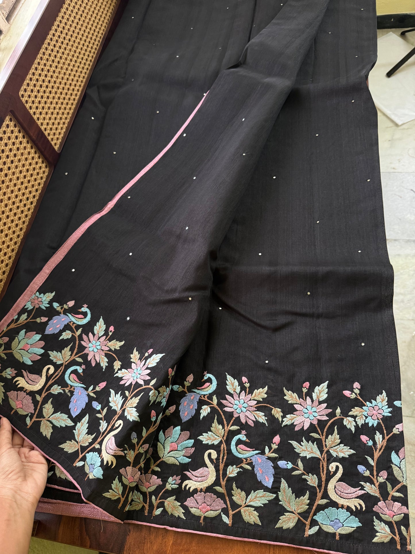 Tussar Blend - Black