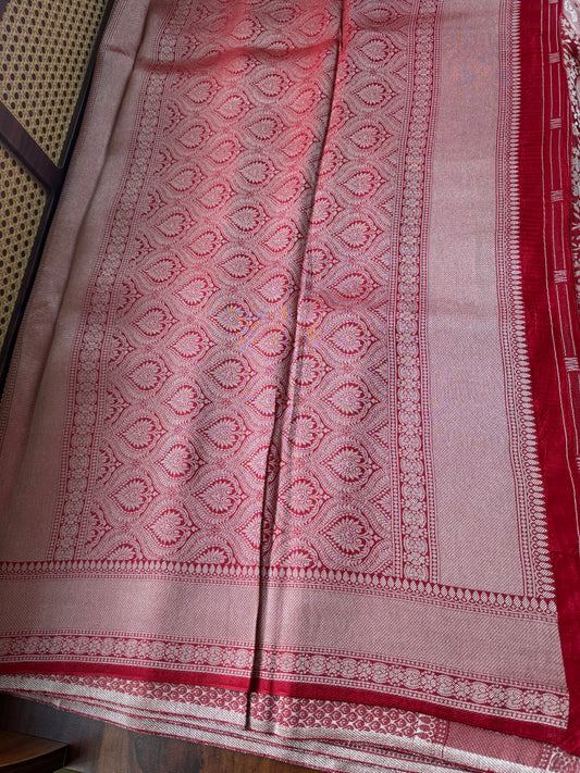 Soft Semi Silk Saree - Red