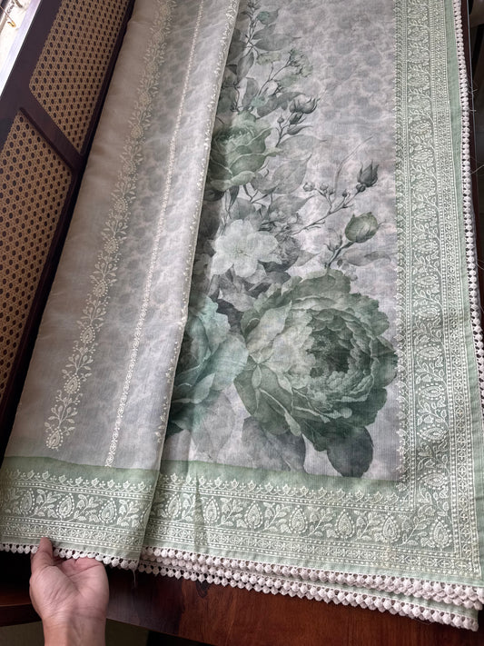 Soft Pure Kota Saree - Green