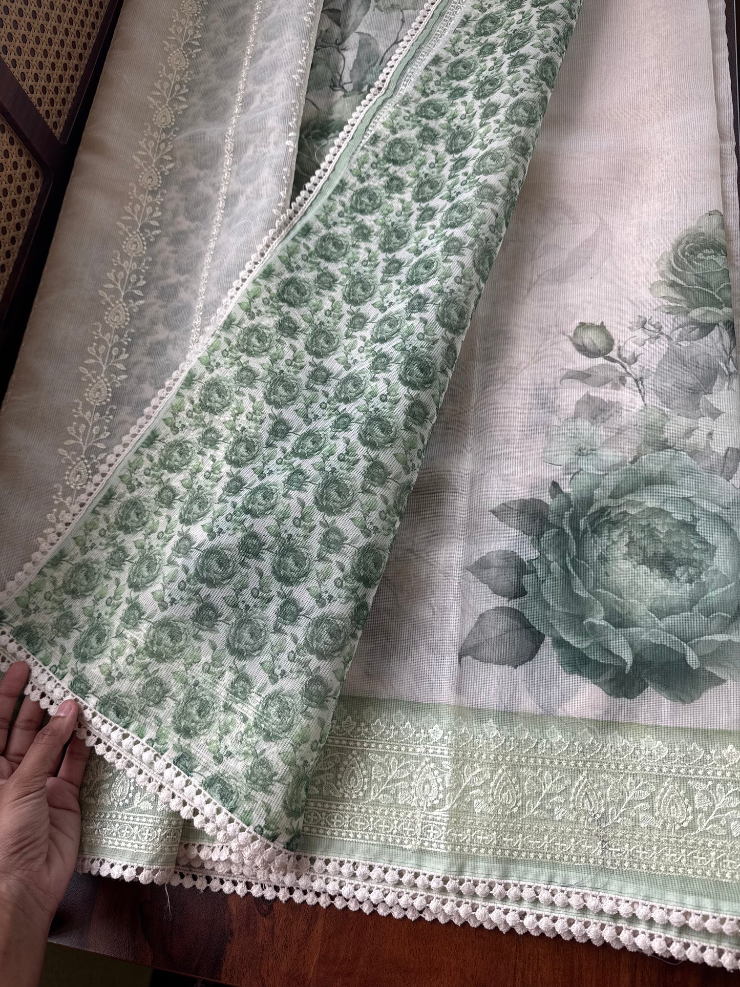 Soft Pure Kota Saree - Green