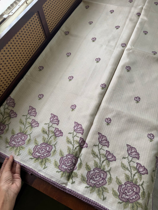 Soft Pure Kota Saree - Lavender