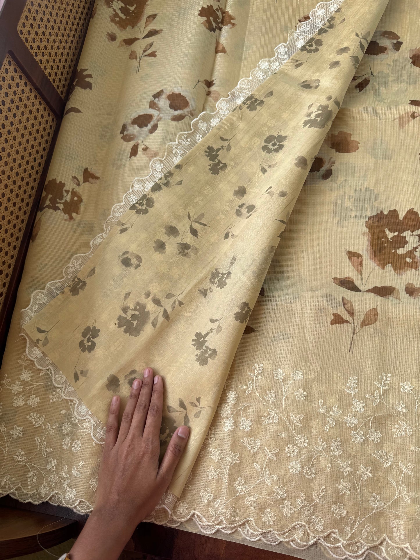 Soft Kota Saree - Yellow