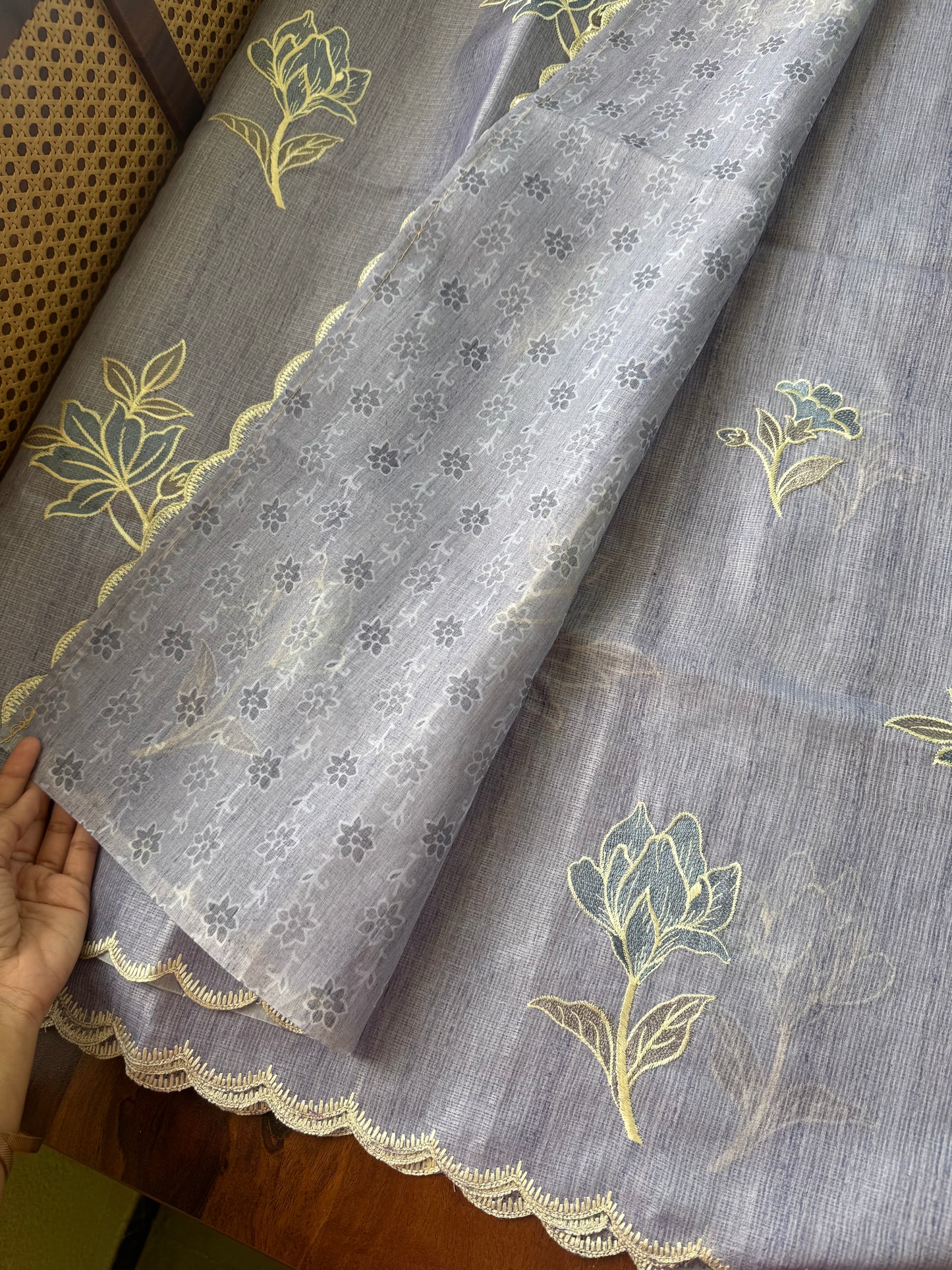 Soft Kota Saree - Lavender