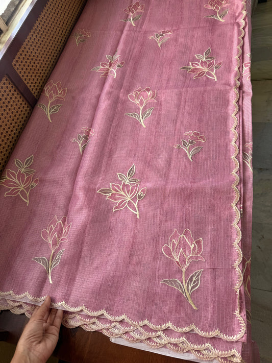 Soft Kota Saree - Pink