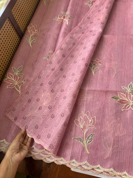Soft Kota Saree - Pink