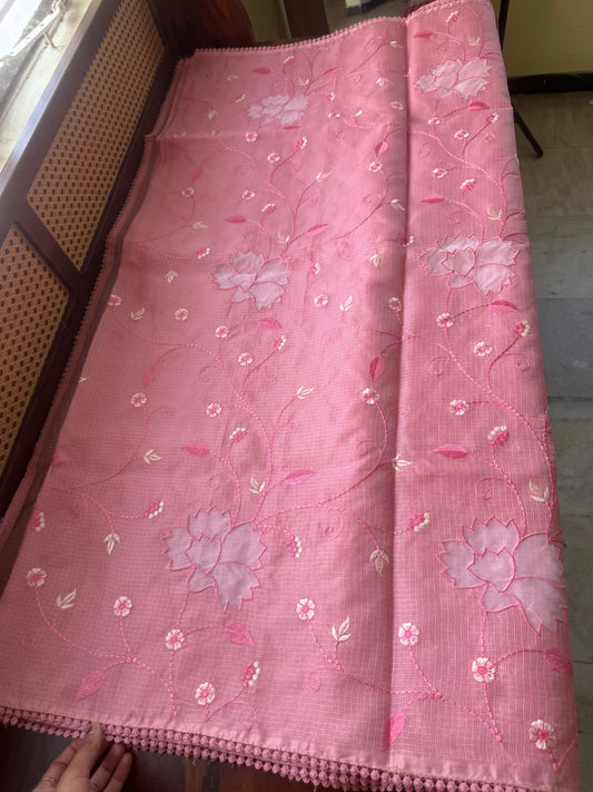 Soft Pure Kota Saree - Pink
