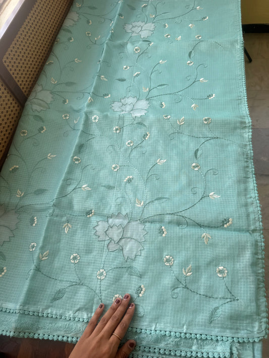 Soft Pure Kota Saree - Blue
