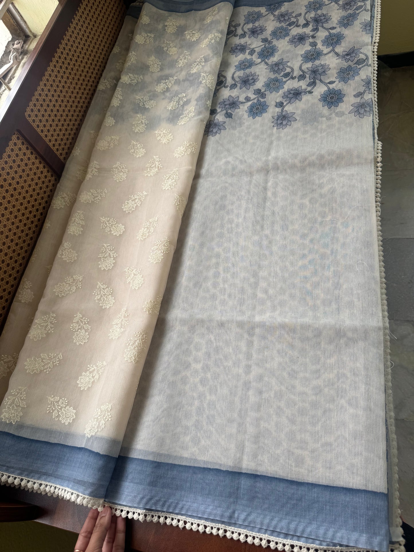 Soft Pure Kota Saree - Blue