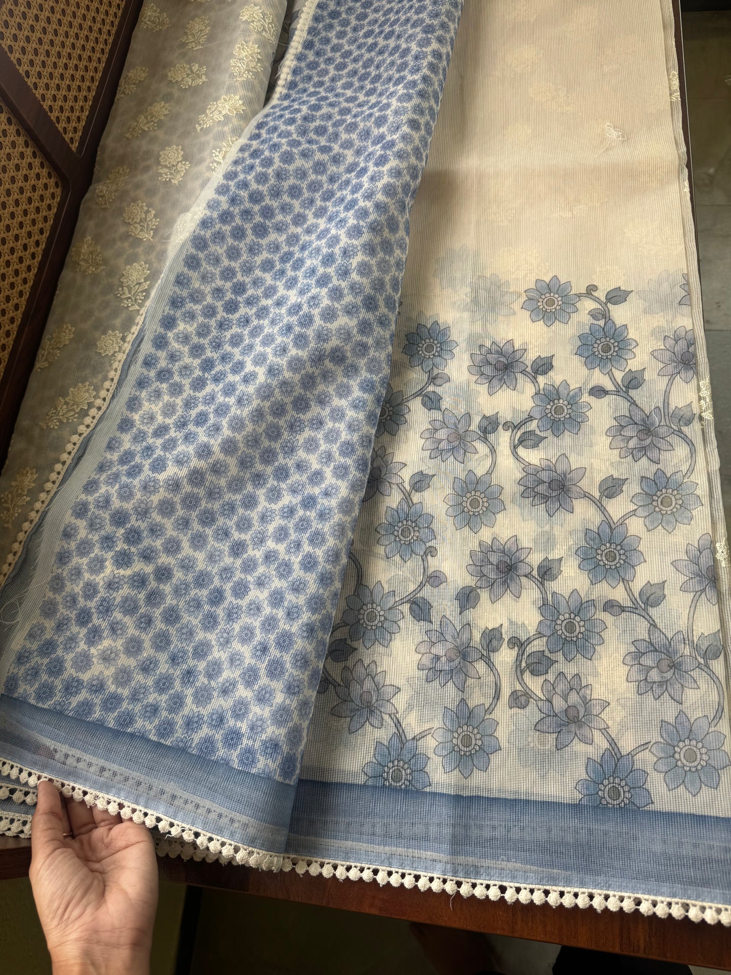 Soft Pure Kota Saree - Blue