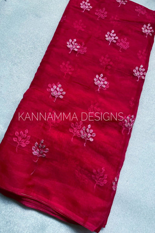 Delicate Organzas - Deep Pink (KS242)