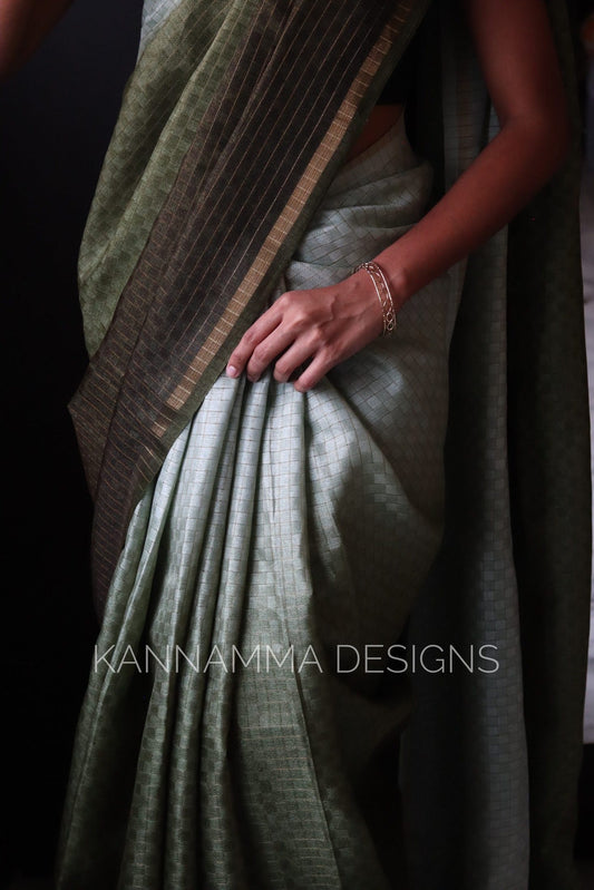 Ombre Jute Cotton -Green(KS289)