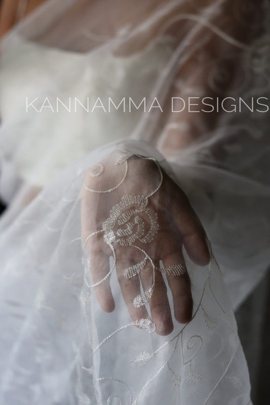 Delicate Organza -White (KS250)